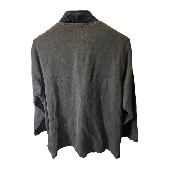 Designers Original Full Zip Embroidered Black Long Sleeve Sweater Sz 2X - Picture 2 of 6